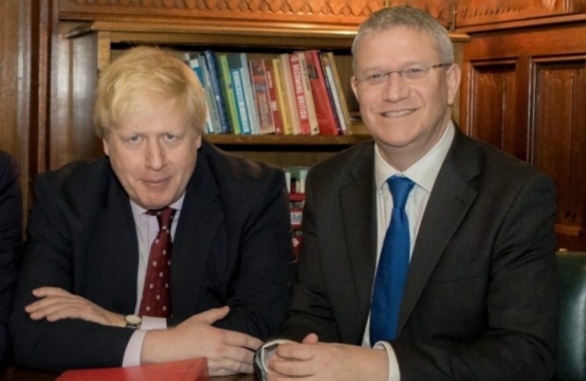 Andrew Rosindell and Boris Johnson