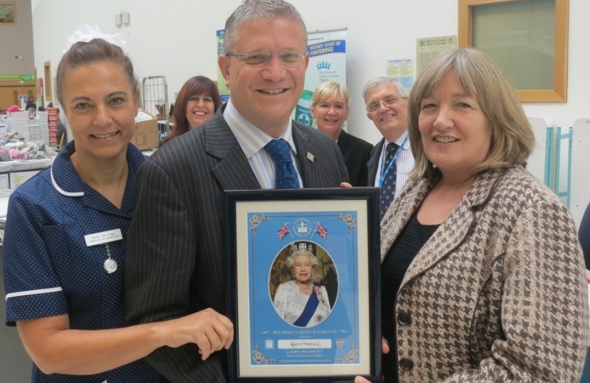 Andrew with Wendy Matthews and Averil Dongworth