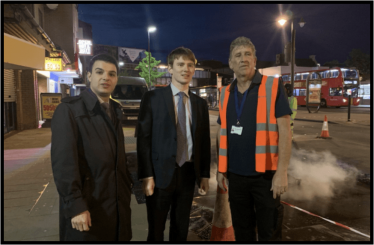 Deep cleaning in Romford Town Centre