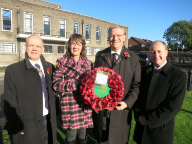 Andrew Rosindell M.P. with Cllr Roger Evans AM, Carol Smith & Cllr Garry Pain